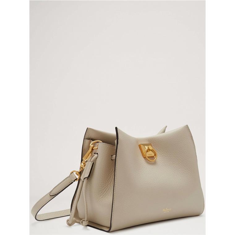 Mulberry Small Iris Chalk Heavy Grain & Silky Calf